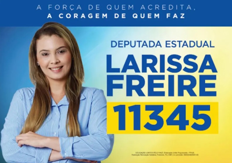 A força de quem acredita, a coragem de quem faz — Larissa Freire 11345